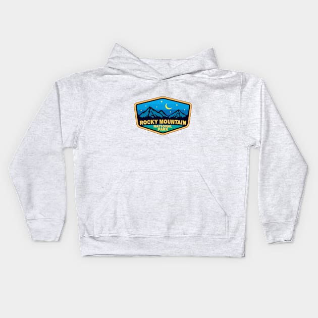 Rocky Mountain National Park Arizona Kids Hoodie by DD2019